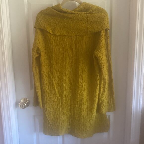 Ali Miles women’s M green loose neck long sleeve tunic top - Picture 3 of 5